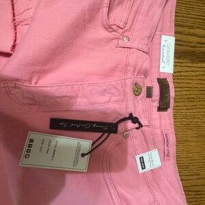 Judy Blue Pink Ankle & Cropped Jeans